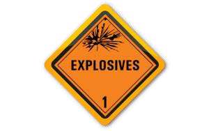 مواد منفجره یکی از انواع کالای خطرناک می باشد  که باید به صورت خاص حمل شود.