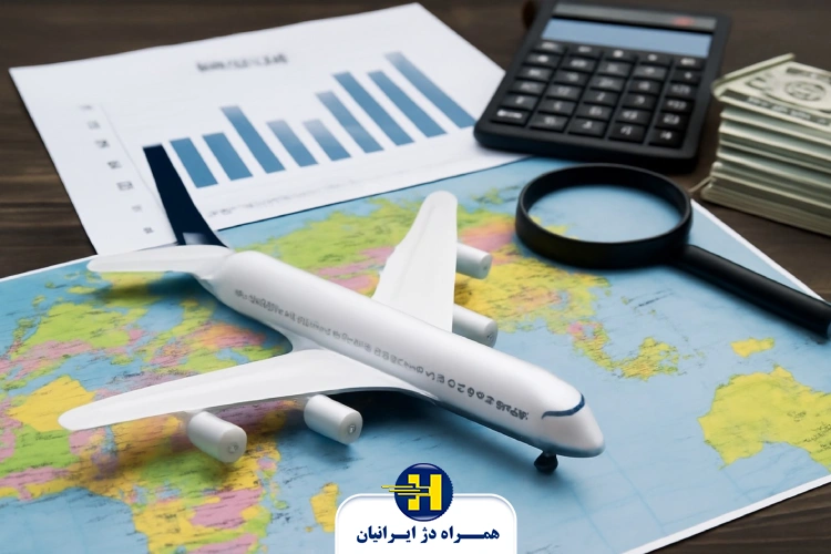 مقایسه هزینه های فریت بار هوایی به کشورهای مختلف