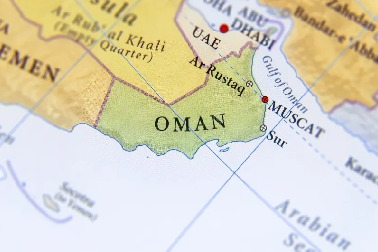 موقعیت جغرافیایی عمان
