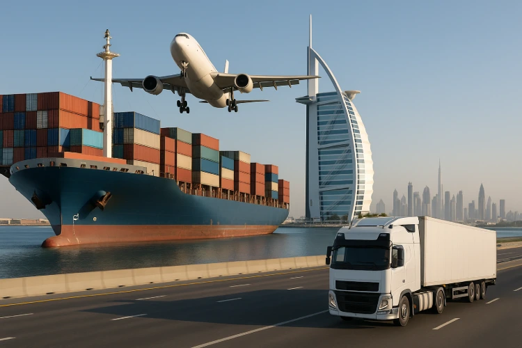 روش های حمل برای واردات کالا از دبی